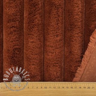 Pelliccia sintetica Barracuda terracotta