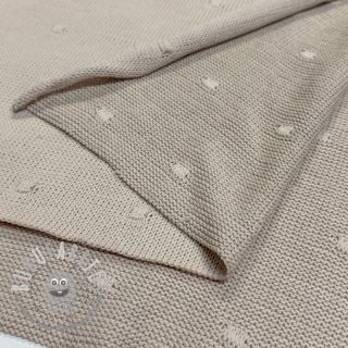 Tessuti per maglioni BIG KNIT DOT grey