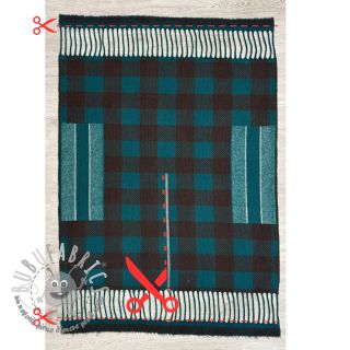 Poncho PRATO boiled wool design A