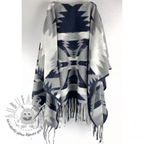Poncho PRATO boiled wool design F