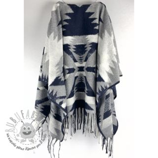 Poncho PRATO boiled wool design F
