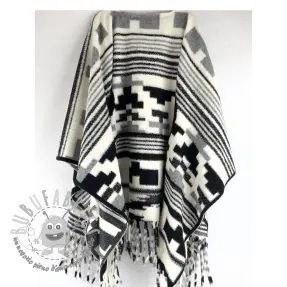 Poncho PRATO boiled wool design I