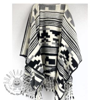 Poncho PRATO boiled wool design I
