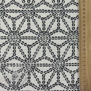 Tessuto decorativo jacquard Bong ecru