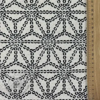 Tessuto decorativo jacquard Bong ecru
