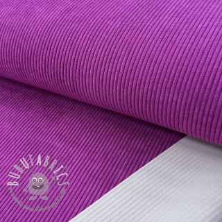 Velluto a coste HUGGY aubergine