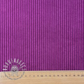 Velluto a coste HUGGY aubergine