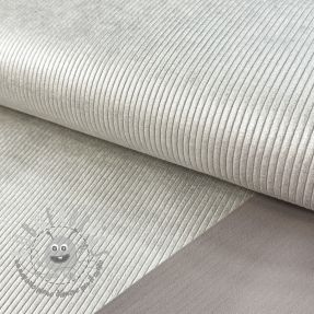 Velluto a coste HUGGY silver