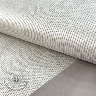 Velluto a coste HUGGY silver