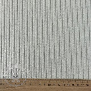 Velluto a coste HUGGY silver