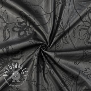 Ecopelle per abbigliamento Flowers design B