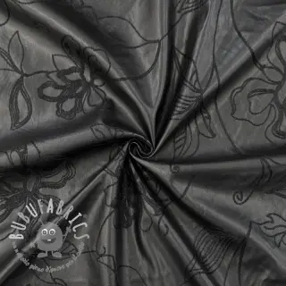 Ecopelle per abbigliamento Flowers design B