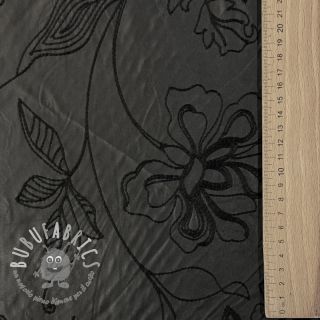 Ecopelle per abbigliamento Flowers design B