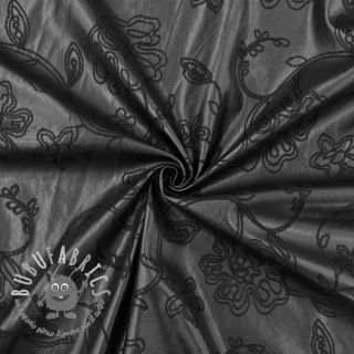 Ecopelle per abbigliamento Flowers design A