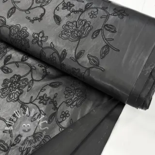 Ecopelle per abbigliamento Flowers design A