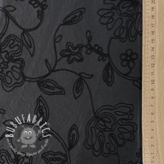 Ecopelle per abbigliamento Flowers design A