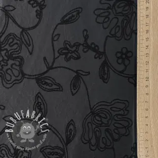 Ecopelle per abbigliamento Flowers design A