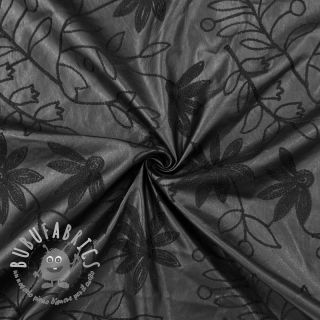 Ecopelle per abbigliamento Flowers design C