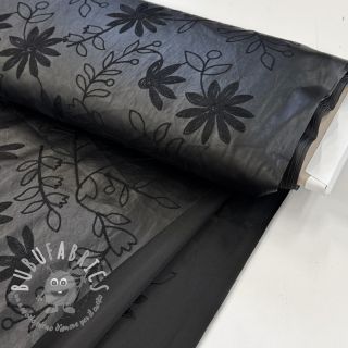 Ecopelle per abbigliamento Flowers design C