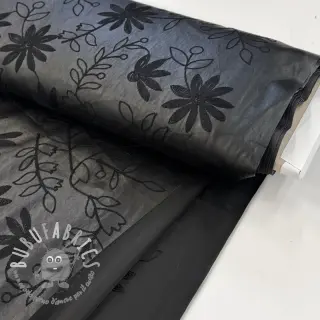 Ecopelle per abbigliamento Flowers design C