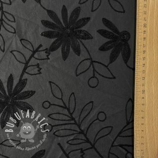 Ecopelle per abbigliamento Flowers design C