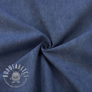 Tessuto CANVAS STONEWASHED navy