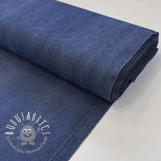Tessuto CANVAS STONEWASHED navy