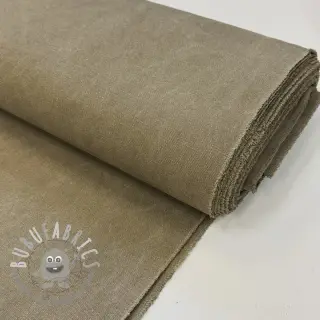 Tessuto CANVAS STONEWASHED taupe