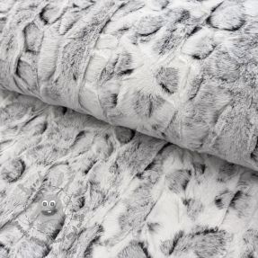 Pelliccia sintetica Animal skin black