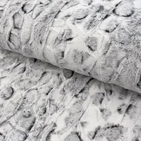 Pelliccia sintetica Animal skin black