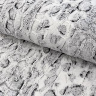 Pelliccia sintetica Animal skin black