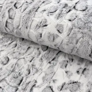 Pelliccia sintetica Animal skin black
