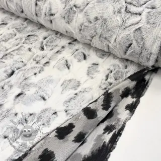 Pelliccia sintetica Animal skin black