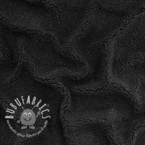 Tessuto per cappotti TEDDY black