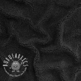 Tessuto per cappotti TEDDY black