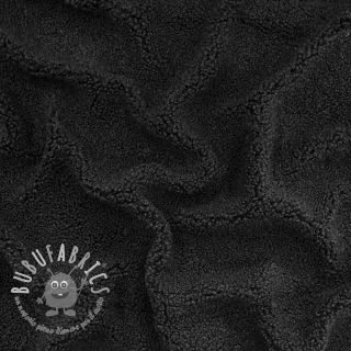 Tessuto per cappotti TEDDY black