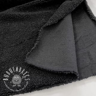 Tessuto per cappotti TEDDY black