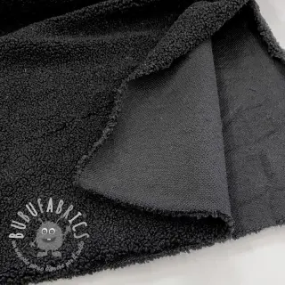 Tessuto per cappotti TEDDY black