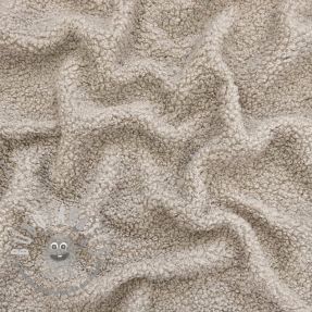 Tessuto per cappotti TEDDY beige