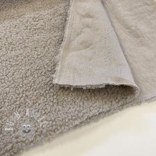 Tessuto per cappotti TEDDY beige
