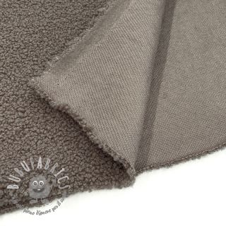 Tessuto per cappotti TEDDY taupe