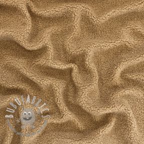 Tessuto per cappotti TEDDY camel
