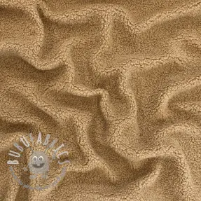Tessuto per cappotti TEDDY camel
