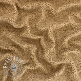 Tessuto per cappotti TEDDY camel