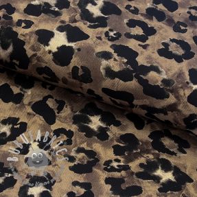 Tessuto decorativo Animal skin light brown digital print