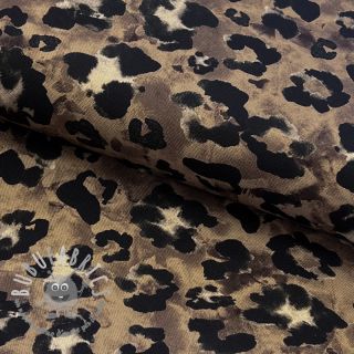 Tessuto decorativo Animal skin light brown digital print