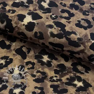 Tessuto decorativo Animal skin light brown digital print