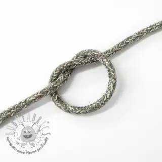 Cordino di cotone 5 mm MELANGE light grey