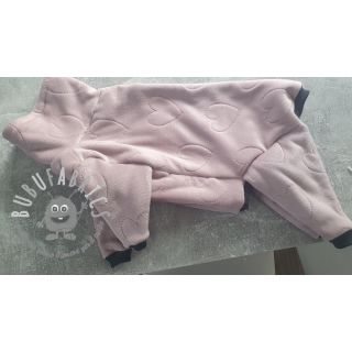 Peluche per neonati TEDDY Hearts old pink