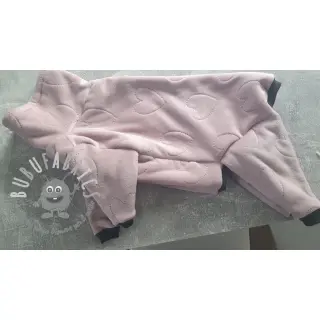 Peluche per neonati TEDDY Hearts old pink